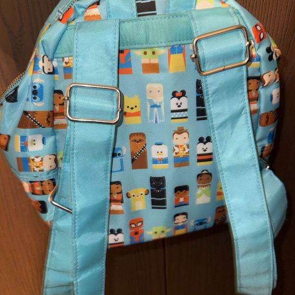Disney Blue Cartoon Character Kids Backpack - Picture 3 of 3